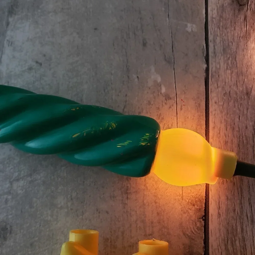 Multi-Color Candles Plug-in Light String